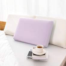 Cooling Gel Foam Pillow - Reversible Cooling Cover, Neck Support Side, Back And Stomach Sleepers, Removable & Washable, All-Season Comfort, Standard Size, Purple - Blue(1 Pack) - View 7