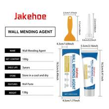 Wall Repair Paste, Convenient Repair For Daily Wall Stains, Graffiti, Peeling Paint Renewal - A - View 2
