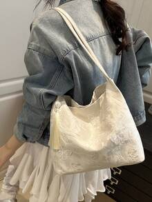 2026 New Summer Fashion High-End Underarm One Shoulder Bag, Versatile Butterfly Design Tote Bag For Women, Large Capacity - Multicolor - View 4