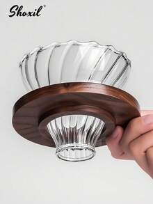 1 chiếc cốc lọc cà phê hai lớp bằng thủy tinh, ấm pha cà phê chịu nhiệt, ấm trà thủy tinh trong suốt, thích hợp cho gia đình, góc cà phê, lễ Eid Al-Adha, tháng Ramadan. - Bình pha cà phê - Xem 15