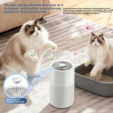 这款家用高效空气净化器配备香氛海绵，旨在消除办公室、客厅和卧室的异味。它尤其适合吸烟者，能够有效去除灰尘、花粉和宠物皮屑，还可以作为车载空气清新剂，适用于卧室和办公室等各种环境。 - 多色 - 查看 3