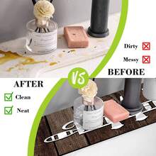 1pc, Sink Faucet Suction Pad, Drainage Pad, Kitchen, Bathroom Sink, Countertop, Drainage Pad, Diatomite Washbasin, And Cuttable Quick-Drying Pad. - Multicolor - View 11
