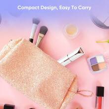 1pc Aesthetic Mini Lipstick Design Electric Women's Facial Hair Remover, USB Rechargeable Painless Facial Trimmer, Portable Compact Shaver For Lip And Peach Fuzz, Essential Travel Beauty Tool - Multicolor - View 7