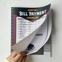 4-Year Monthly Bill Payment Manager With 48-Month Tracker, Household Budget Planner, Expense Log And Payment Journal - Red Ledger - View 9