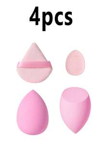 6/4/2/1pc Multi-Functional Pink Makeup Sponge/Cosmetic Sponge, Foundation Base Sponge, Suitable For Liquid/Cream - Multicolor - View 13
