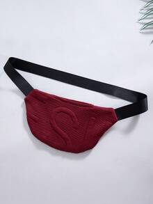 2件套新生儿男宝宝休闲纯色印花常规版型圆领短袖T恤和短裤套装，夏季 - 酒紅色 - 查看 10