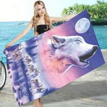 1pc Bestselling Dark Grim Reaper Beach Towel, Ins Style, Essential For Fashionable Men Photo Shoots, Quick-Drying - Hju-64 - View 5