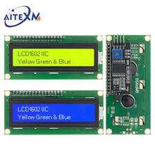 ódulo de pantalla LCD1602 I2C pantalla azul verde 5V PCF8574 adaptador IIC Llate para SFFT - LCD1602 Verde - Ver 2