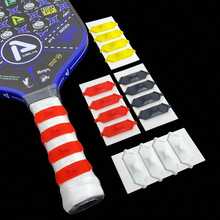 4pcs Short-Handle Squash Racket Grip, Enhances Grip, Suitable For Sports Equipment Like Tennis And Badminton, Tennis Racket Accessory Overgrip - White - View 8