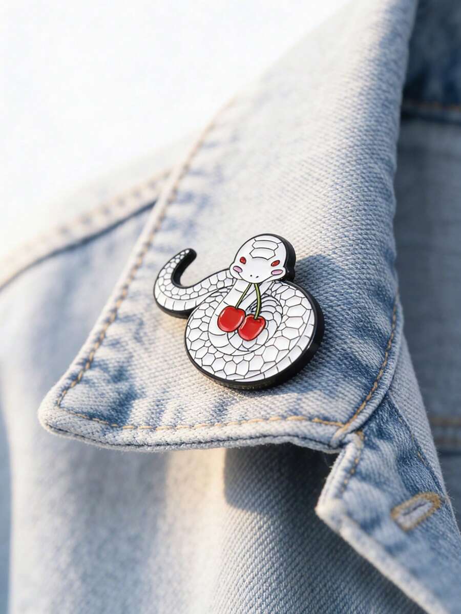 1PC Chibi Animal Tree Enamel Pins Self-Care Badges Metal Brooches Fashion Lapel Badge Backpack Clothes Jewelry Bag Pins Imperdible Graduation Gift - Multicolor - View 1