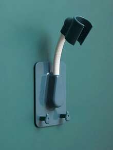 1个360°可调节吸盘式淋浴喷头支架，易于安装的浴室配件，无需钻孔即可壁挂安装，高度可自由调节。 - 多色 - 查看 7