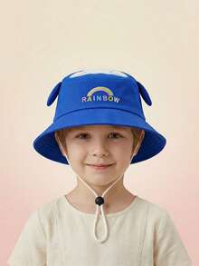 5-11 Years Old Cartoon Pattern Super Cute Baby Lightweight Bucket Hat, Boys Girls Spring Summer Autumn Sun Protection Hat - 1PC - View 15