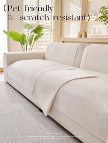 1 buah Sarung Sofa Warna Polos Lembut & Nyaman, Sarung Sofa Ramah Kulit, Selimut Sofa Dekorasi Rumah Baru, Cocok untuk Semua Musim, Anti Selip - MultiWarna - View 12