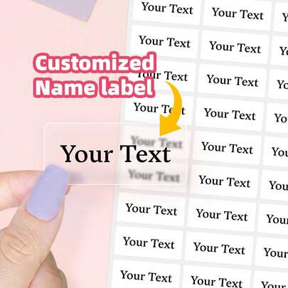 1-280 Nhãn dán tên cá nhân hóa, nhãn dán sáng tạo, chống thấm nước và chống dầu. Lý tưởng để sử dụng trong văn phòng, đồ dùng bàn làm việc, phân loại thư mục, túi đựng đồ, túi tập gym và hộp đựng thực phẩm.