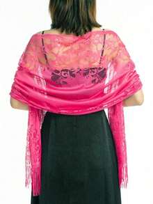 1 buah Selendang Renda Wanita Warna Polos Serbaguna, Cocok untuk Musim Semi dan Musim Panas, Dapat Dipakai dengan Berbagai Cara, Pantai, Liburan - MultiWarna - View 12