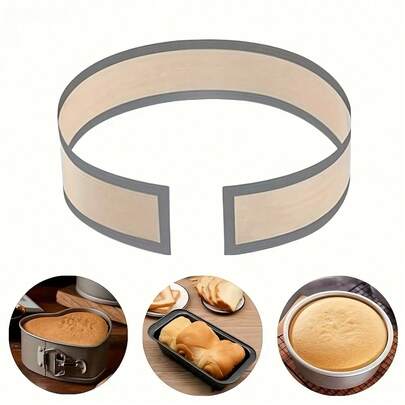 Tapetes de silicona antiadherentes reutilizables y resistentes al calor para hornear galletas, macarrones, pan - Evitan que el pastel se pegue a los lados