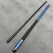 Taco de billar de 58 pulgadas, 1/2 pieza, disponible en azul y rosa púrpura, punta de 12.5 mm, 19 onzas, taco de billar con textura profesional - Azul - Ver 8