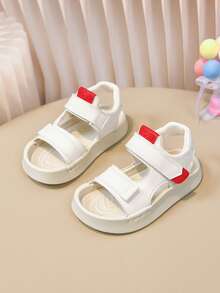 Toddler Boys' Sandals, Shoes For 1-6 Years Old, New Summer Beach Shoes, Baby First Walking Shoes - Beige - View 5