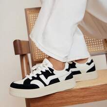 Women's And Men's Sneakers, Casual Sports Shoes, Women's Skate Shoes - plat.VTZ pto/bco - 查看 3