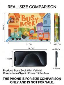 蒙特梭利安静忙碌书，主题撕贴活动书，适合学前儿童学习，感官玩具，适合幼儿、婴儿、儿童 - 字母、数字、动物、颜色、形状、天气、情绪、配对游戏（需成人组装） - 彩色 - 查看 4