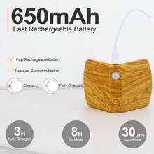 LED Motion Sensor Wall Light, Wireless Magnetic Wall Lamp, USB Warm Light Night Light, Wall Hanging Decor Lamp, Eye-Caring Ambient Light, Battery Powered Design, Suitable For Corridor, Kitchen Cabinet, Wardrobe And Room Decor - Multicolor - View 8