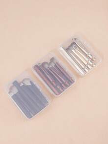 6-Pack Portable Makeup Brush Replacement Brush Head Nose Shadow Brush Travel Set - Multicolor - View 4