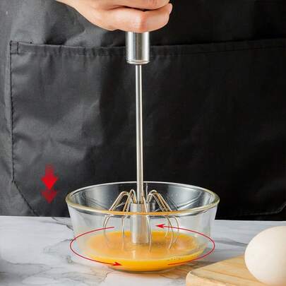不锈钢手动打蛋器 半自动手持式打蛋器 奶油打发搅拌烘焙厨房工具