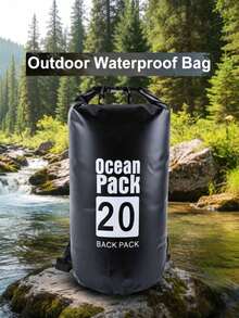 1件戶外旅行防水桶包 5L/10L/15L/20L 漂流溪流游泳防水背包 - 浮水防水乾袋,戶外漂流防水包 防水背包 | 500D PVC,沙灘包 防水手機殼 度假必需品 - 彩色 - 查看 9