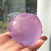1個麥芽糖椰子油擠壓球，慢回彈圓形麥芽壓力釋放捏捏玩具，最佳辦公桌壓力釋放工具，適合節日禮物、趣味可愛禮物、生日禮物、派對小禮物 - 彩色 - 查看 11