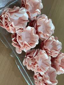 Flower-Shaped Candy Cups Set For Fine Sweets, 40/80 Units – Sahara Color – Elegant Decoration For Weddings And Birthdays. - 查看 2