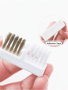 30-Hole Nail Drill Bit Holder, Matte Polishing Bit Display & Organizer, 2-In-1 Nail Drill Bit Brush - Multicolor - View 6