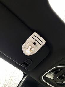 1pc Car Visor Storage Pouch Multifunctional Fashion Glasses Holder, Compact Space-Saving Car Visor Accessory, Multi-Color Options, Large Capacity Dual Slot Glasses Clip, Card Storage Pouch, Highly Practical, Easy Access, Doesn't Block View, Strong Magnetic Adsorption, Auto-Closing Car Interior Accessory - A - View 15