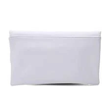 Solene Envelope Clutch Bags for Women Foldover Crossbody Tassel Wallet with Chain Strap Elegant Evening Purse - 1blancolp - Ver 3