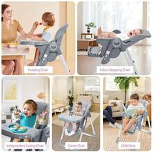 Baby Highchairs & Accessories - Dark Grey - View 7