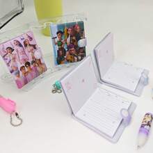 Hasbro 1/4/8件套女巫组合迷你笔记本套装（含笔），文具笔记本，明星便签本 - 彩色 - 查看 5