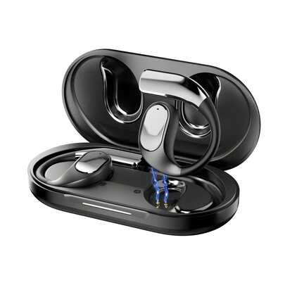 High-Quality Wireless Bluetooth Sports Earphones, 9D Stereo Sound, Leather Texture, Long Battery Life, In-Ear Design, With Microphone, Suitable For Gaming, Cycling, Workout, Running