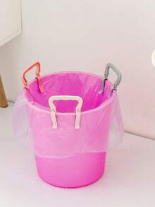 1pc/Trash Bag Fixing Clips, 1pc Reusable Garbage Bag Holders, Anti-Slip Trash Can Bag Clips For Kitchen Bathroom Trash Cans, Keep Garbage Bag In Place(Random Design.) - 1pc - View 3