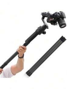 1/4" Adjustable Carbon Fiber Extension Pole, Lightweight And Portable, Compatible With D/JI Ronin RS3/RS4, Ronin S, SC Gimbal, DSLR Cameras, Tripods, Enables Hands-Free Shooting, Multi-Function Articulated Handle, Sturdy Construction - View 5