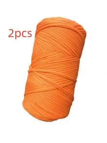 [Paquete de hilo 100% poliéster] 2 paquetes de hilo 100% poliéster - 200g por paquete, colores mixtos, adecuado para manualidades DIY, tejido, cestería y tejido de alfombras - 200 gramos - Ver 23