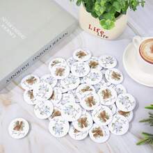 10/20 枚装服装设计性别揭晓徽章，粉色蓝色徽章，男女款，适合婴儿派对礼物和游戏用品，1.8 英寸（男孩/女孩款可选） - 彩色 - 查看 5