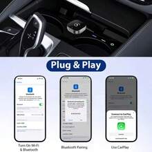 适用于大众奔驰的二合一无线CarPlay适配器，支持Android Auto AI智能盒汽车智能系统 - 查看 9