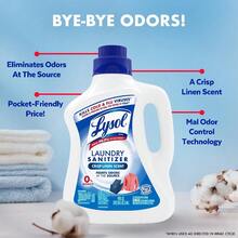 (2 Pack) Laundry Sanitizer Additive, Laundry Detergent Additive, 0% Bleach, Crisp Linen Scent, 90 Oz - 2 Pack - View 9
