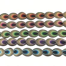 228厘米长孔雀羽毛刺绣蕾丝缎带，热转印贴片，1.42英寸宽缝纫饰边，手工DIY装饰 - 多色 - 查看 4