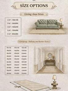 土耳其制造 - 可水洗长条地毯 - 防滑卷式地毯 - 80x120 厘米、80x150 厘米、80x200 厘米、80x300 厘米、100x200 厘米、100x160 厘米、100x300 厘米、120x180 厘米、140x190 厘米 - 可裁剪门厅地毯 - 黑色 - 查看 6
