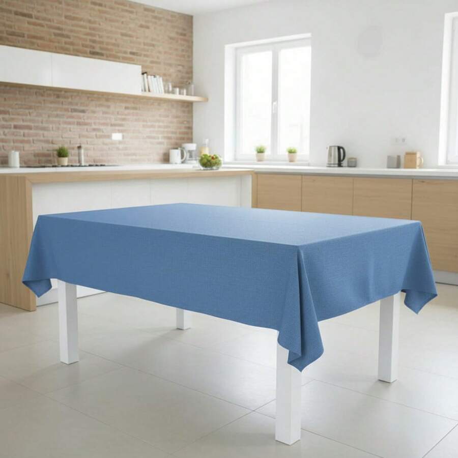 Kiva Stain-Resistant Tablecloth, Medium Checkered Pattern, Extra Soft Touch, Teflon Coated And Waterproof, Sizes From 100x140 To 300x140 Cm And Round 140 Cm - Stain-Resistant Tablecloth - Available In 15 Colors - 選項 1 - 查看 1