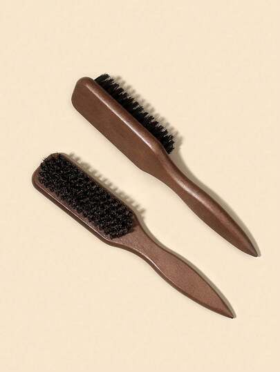 1pc Unisex Hair Comb/Beard Brush, Fragrance-Free Professional Hair Styling Comb, Gradient Comb And Haircut Cleaning Brush, Smooth Grooming Tool, Thick/Thin Hair Brush, Suitable For National Day, Bathroom, Scalp Massage, Back To School, Travel & Holiday, Daily Life, Valentine's Day