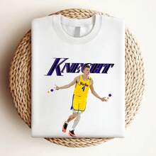 Camiseta de mujer con estampado gráfico de Dalton Knecht, Westside Knecht 4 Basketball Los Angeles camiseta - Blanco - Ver 3