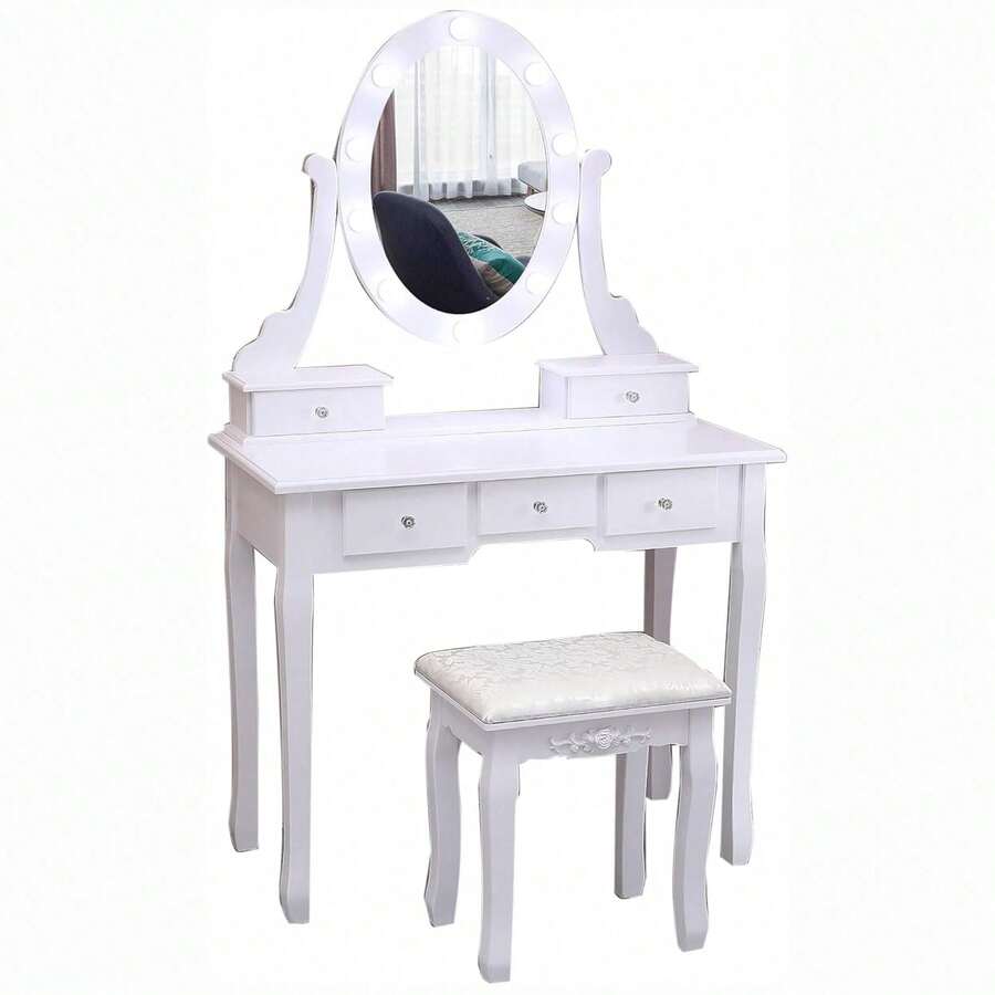 Vanities & Vanity Benches - White - View 1