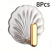 无需钻孔的粘钩，强力粘钩，适用于浴室/厨房/卧室，壁挂式衣帽/毛巾挂钩 - 彩色 - 查看 14