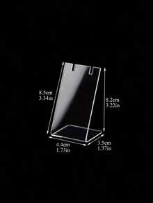 1/2/3/6 chiếc giá đỡ trưng bày trang sức trong suốt dành cho bông tai và khuyên tai, thích hợp cho mùa tựu trường. - Nhiều màu - Xem 8